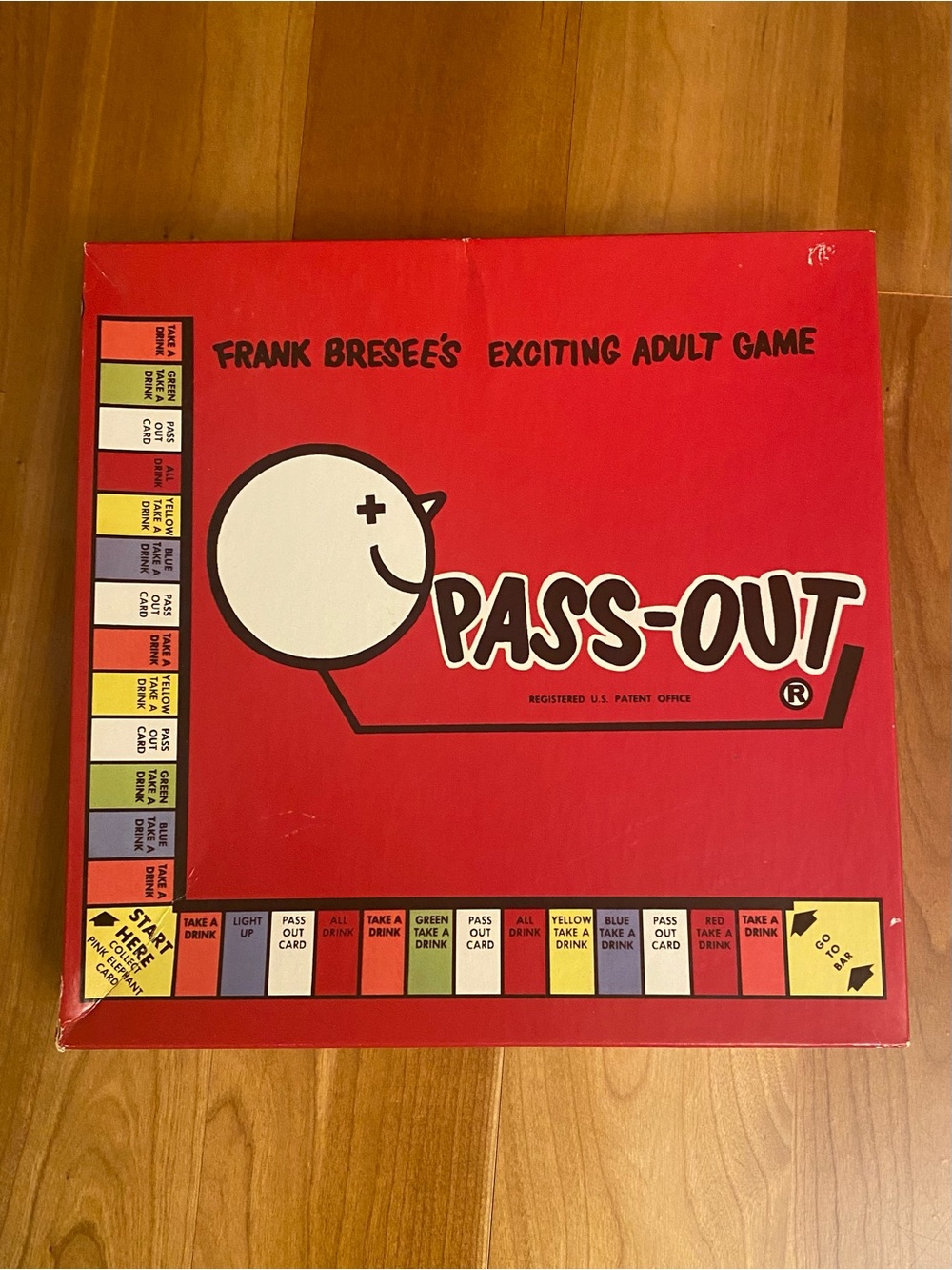 Pass-Out Adult Drinking Party Board Game